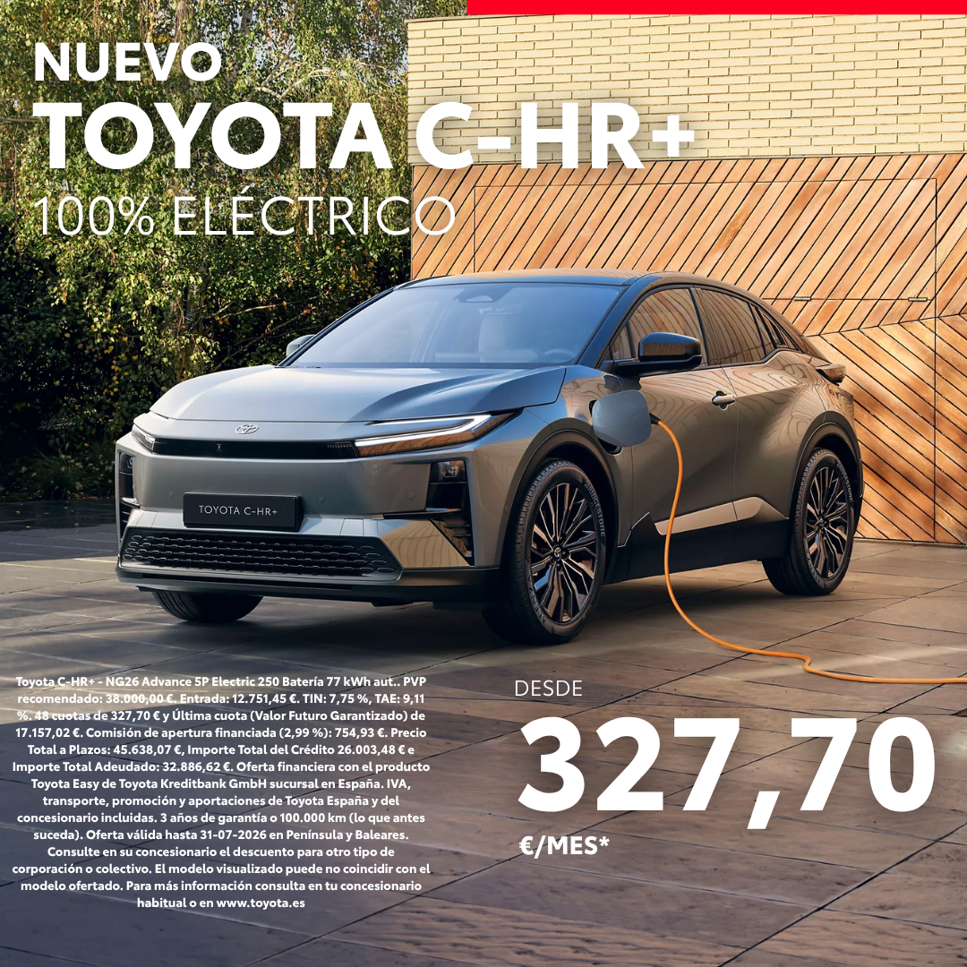 Oferta Toyota C-HR+ en Compostela Móvil Santiago de Compostela Galicia