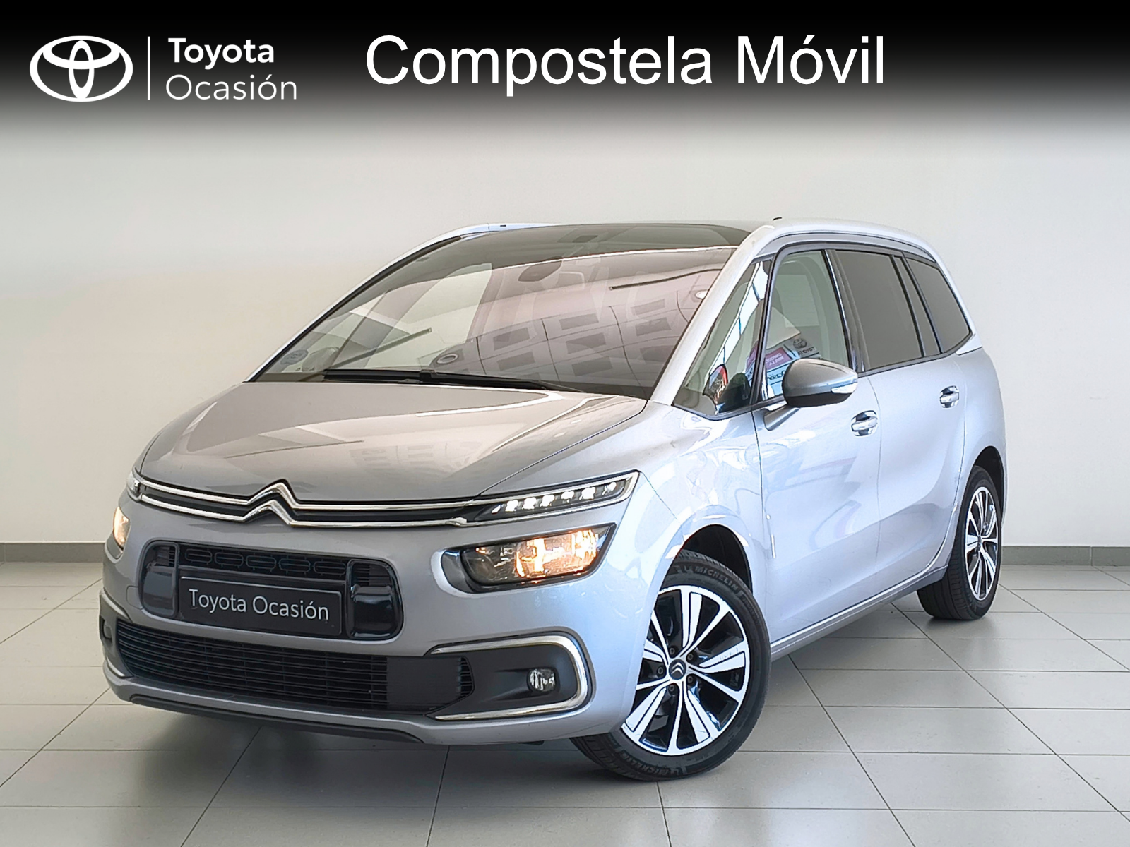 CITROEN c4 GRAND PICASSO 6.1 HDI FEEL 8845KLF 2018 GRIS Compostela Movil Santiago de Compostela A Coruña Concesionario Oficial Toyota Galicia Milladoiro