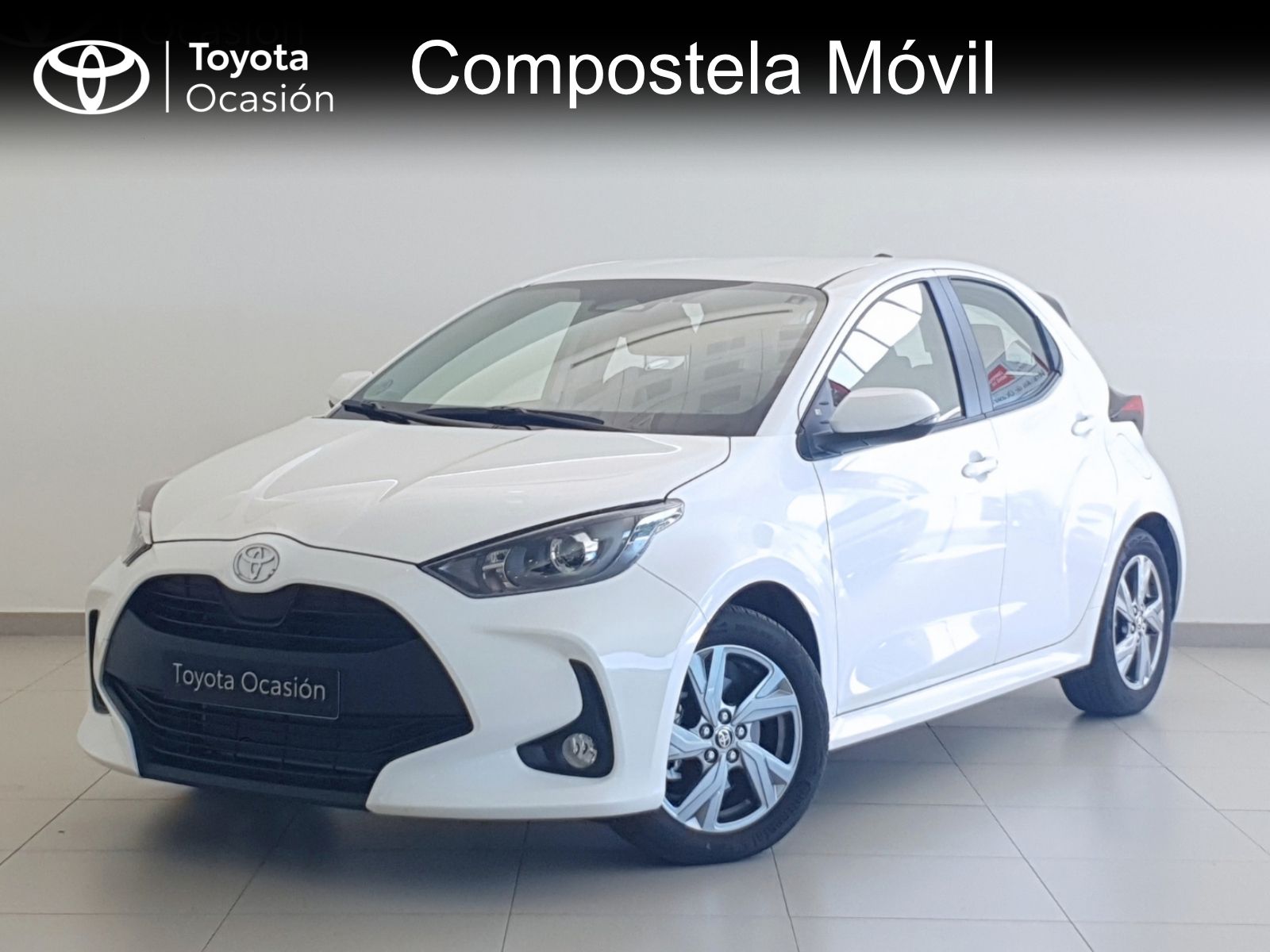Toyota Yaris 120H Active Plus 2026 blanco 8206NLK Compostela Movil Santiago de Compostela Concesionario Oficial Toyota A Coruña Galicia Milladoiro