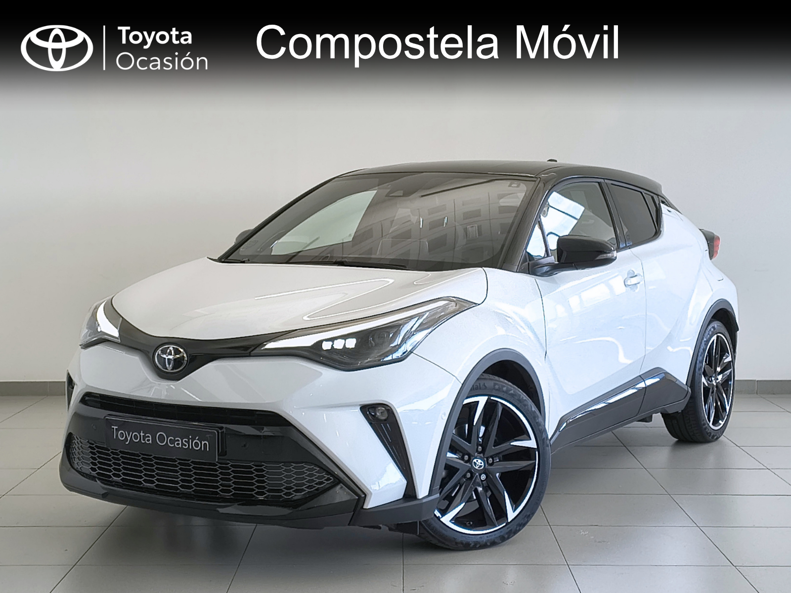 TOYOTA C-HR 180H GR SPORT + GANCHO REMOLQUE BLANCO 2022 5506MBT Compostela Movil Santiago de Compostela Concesionario Oficial Toyota A Coruña Galicia Milladoiro
