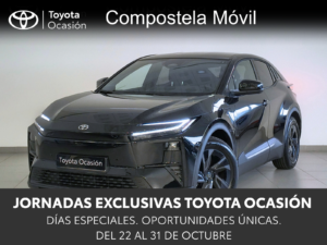 Toyota C-HR+ 250E ADVANCE Electrico 77kWh Negro de ocasion Compostela Movil