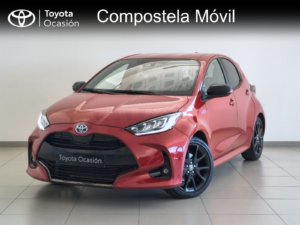 Toyota Yaris 120H Style hibrido rojo emocion de ocasion en Compostela Movil