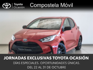 Toyota Yaris 120H Style hibrido rojo emocion de ocasion Compostela Movil